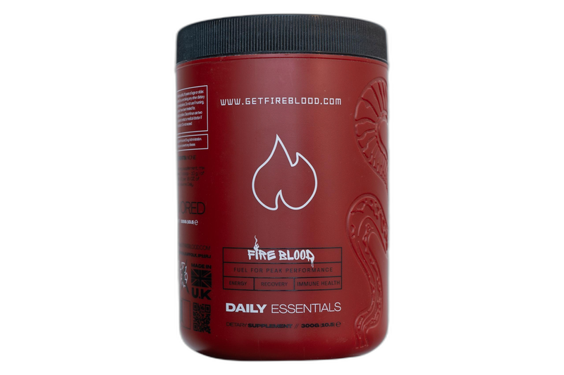 Fireblood daily supplement container